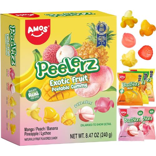 Gominolas pelables de sabores